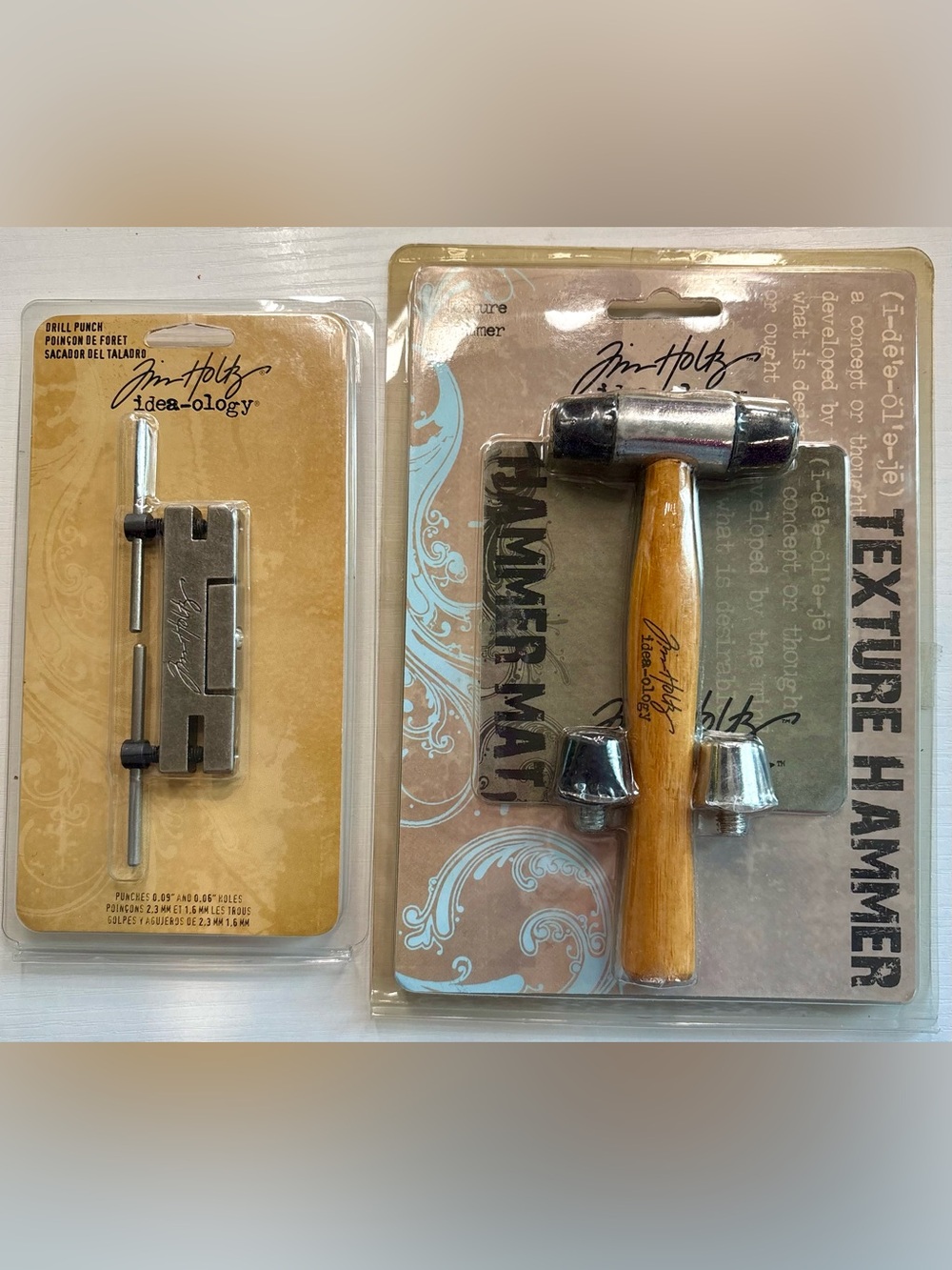 Tim Holtz Idea-ology Hammer & Punch Set